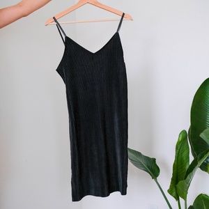 Black Spaghetti Strap Dress (S)